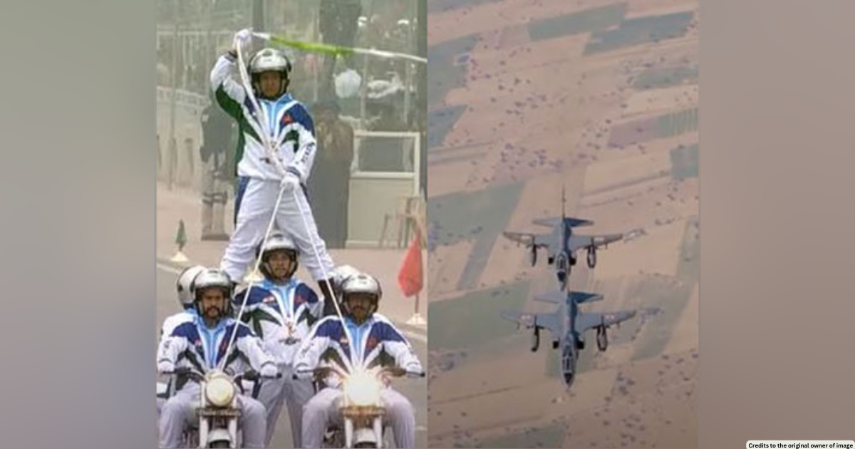 Republic Day parade concludes with spectacular airshow, stunning motorcycle display